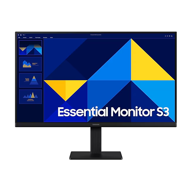 SAMSUNG MAINSTREAM MONITOR 24 INCH FLAT FHD IPS PANEL EYE SAVER 100HZ HDMI D SUB LS24D300GAMXUE