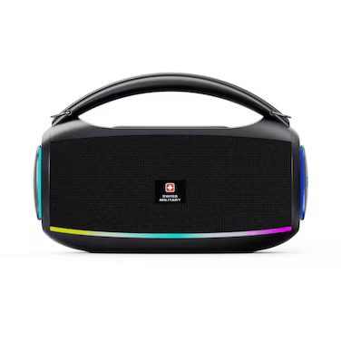 SWISS MILITARY WIRELESS PARTY SPEAKER 500W BLACK SM-SPK-BB-ULTRA-500W-BLK