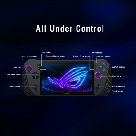 ASUS ROG Ally X Console (RC72LA) - 7-Inch Display, Ryzen Z1 Extreme, 24GB LPDDR5X RAM, 1TB M.2 SSD thumbnail 14