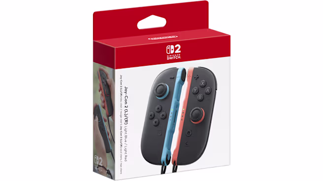 NINTENDO SWITCH 2 JOY-CON 2 (L) PAIR BLUE RED BEE-A-JAAAA thumbnail 7