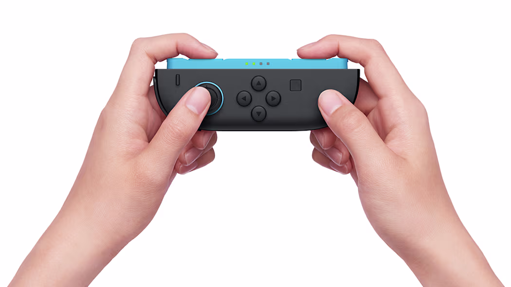 NINTENDO SWITCH 2 JOY-CON 2 (L) PAIR BLUE RED BEE-A-JAAAA thumbnail 2