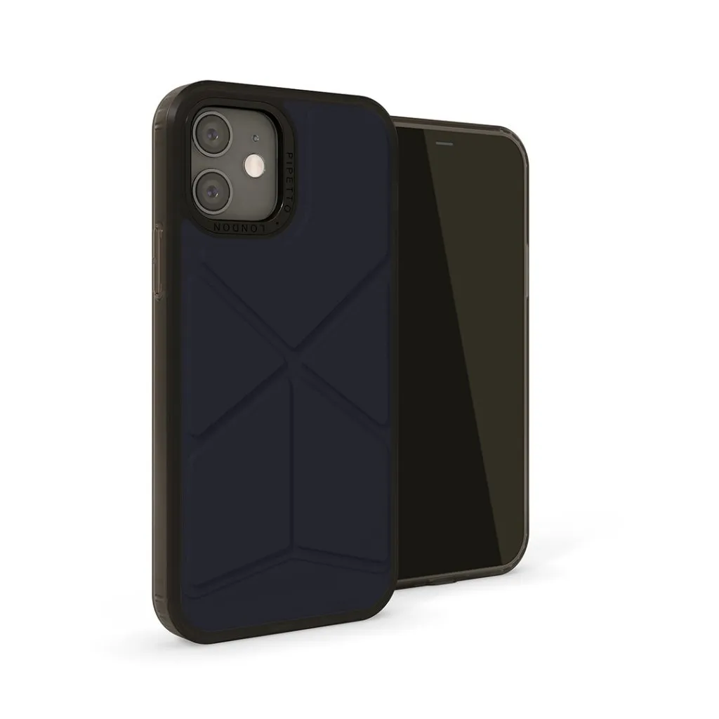 PIPETTO ORIGAMI SNAP IPHONE 12 5.4 INCH 2020 BLACK P061-49-N thumbnail 5