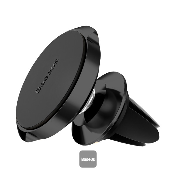 BASEUS SMALL EARS SERIES MAGNETIC SUCTION BRACKETAIR OUTLET TYPEBLACK SUER-A01