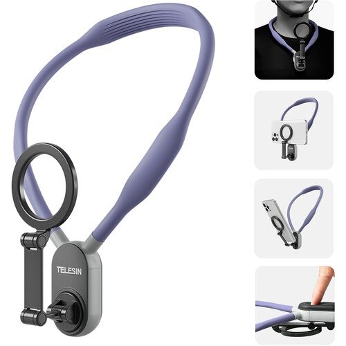 Capture Hands-Free Moments with the Telesin Magnetic Smartphone Neck Mount - TE-MNM-001