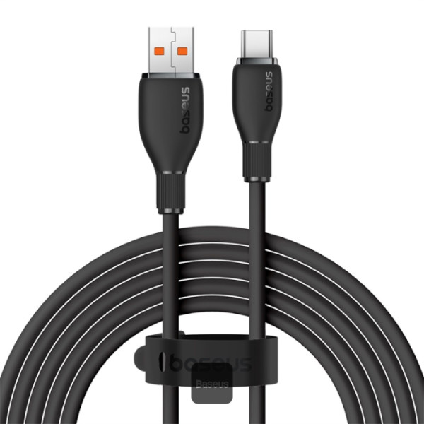 BASEUS PUDDING SERIES USB TO TYPE C 100W CABLE 1.2M BLACK