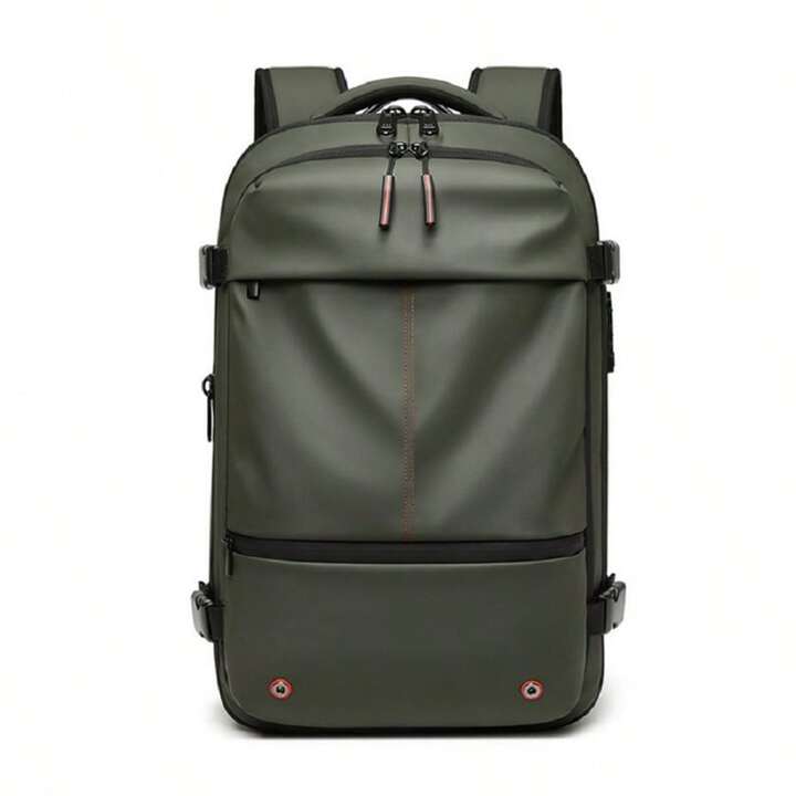 TRAVEL BACKPACK 19 INCH EXPANDABLE WITH PUMP GREEN FJ7757