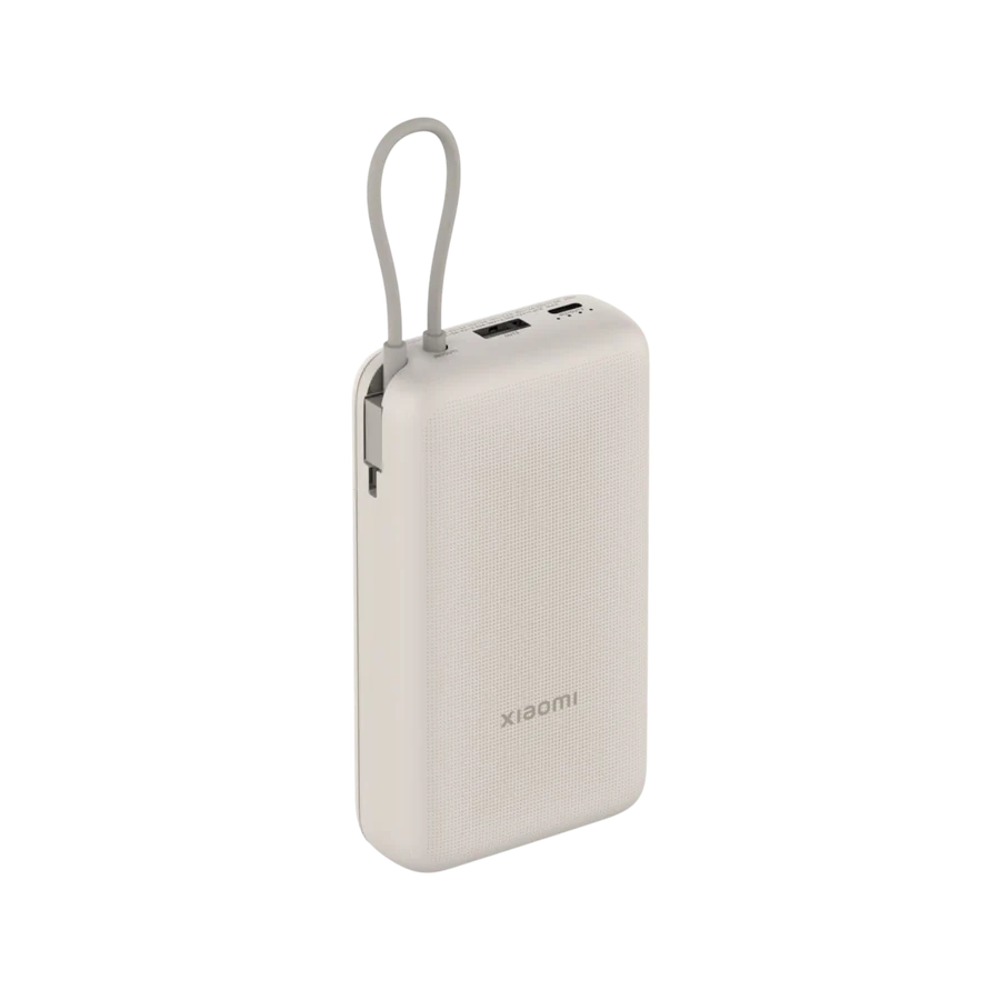 MI XIAOMI 33W POWER BANK 20000MAH WITH INTEGRATED CABLE TAN