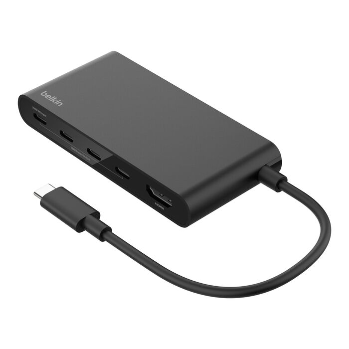 BELKIN CONNECT 5 PORT USB C HUB WITH 4K HDMI BLACK AVC021HQBK