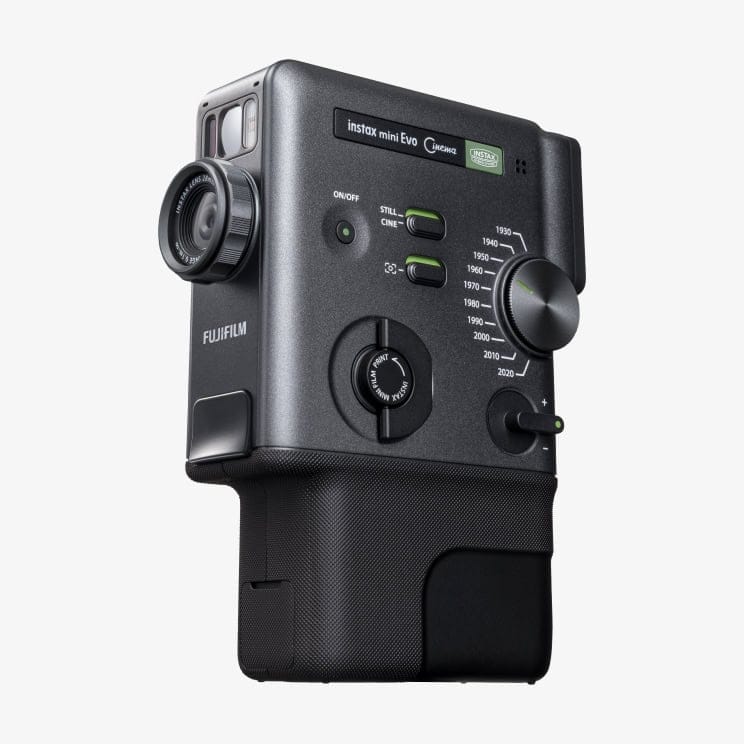 FUJIFILM INSTAX MINI EVO CINEMA HYBRID INSTANT CAMERA BLACK