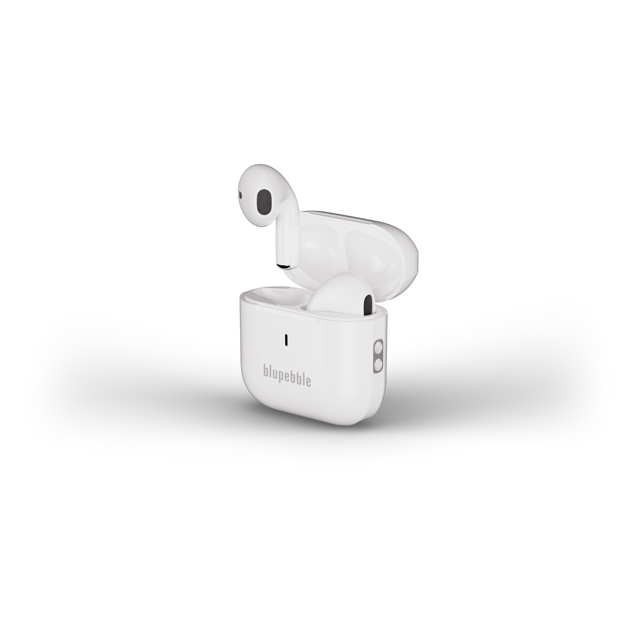 BLUPEBBLE TUNEFLOW PRO TRUE ACTIVE NOISE CANCELLING WIRELESS EARBUDS WHITE BP-TWSTUNEFLOW-WH