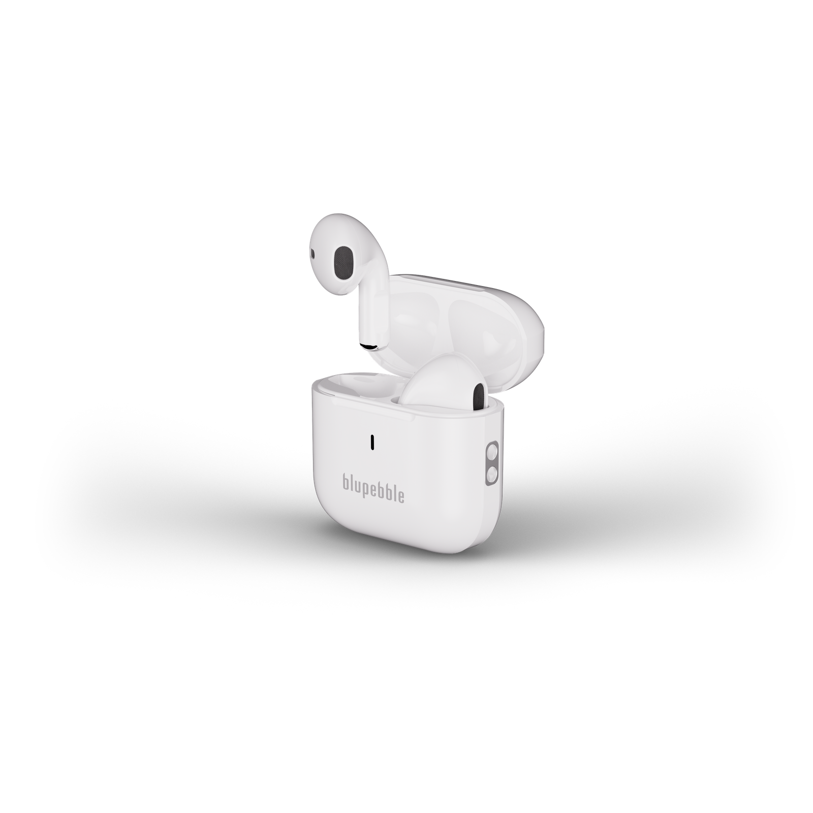 Blupebble TuneFlow True Wireless Earbuds – Crystal Clear Sound, Sleek White Design BP-TWSTUNEFLOW-WH