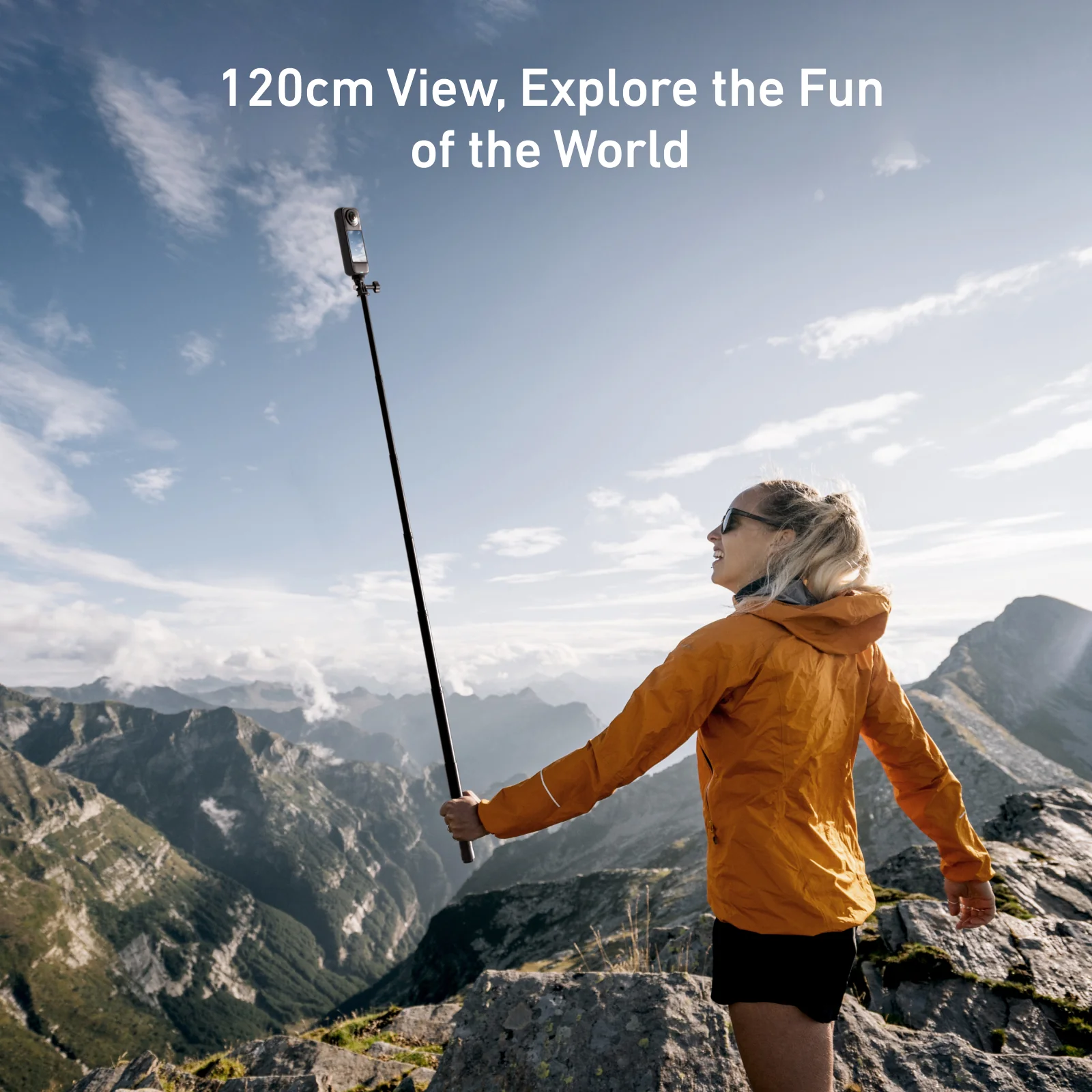 TELESIN 150CM ALUMINUM ALLOY SELFIE STICK S1-MNP-11 thumbnail 8