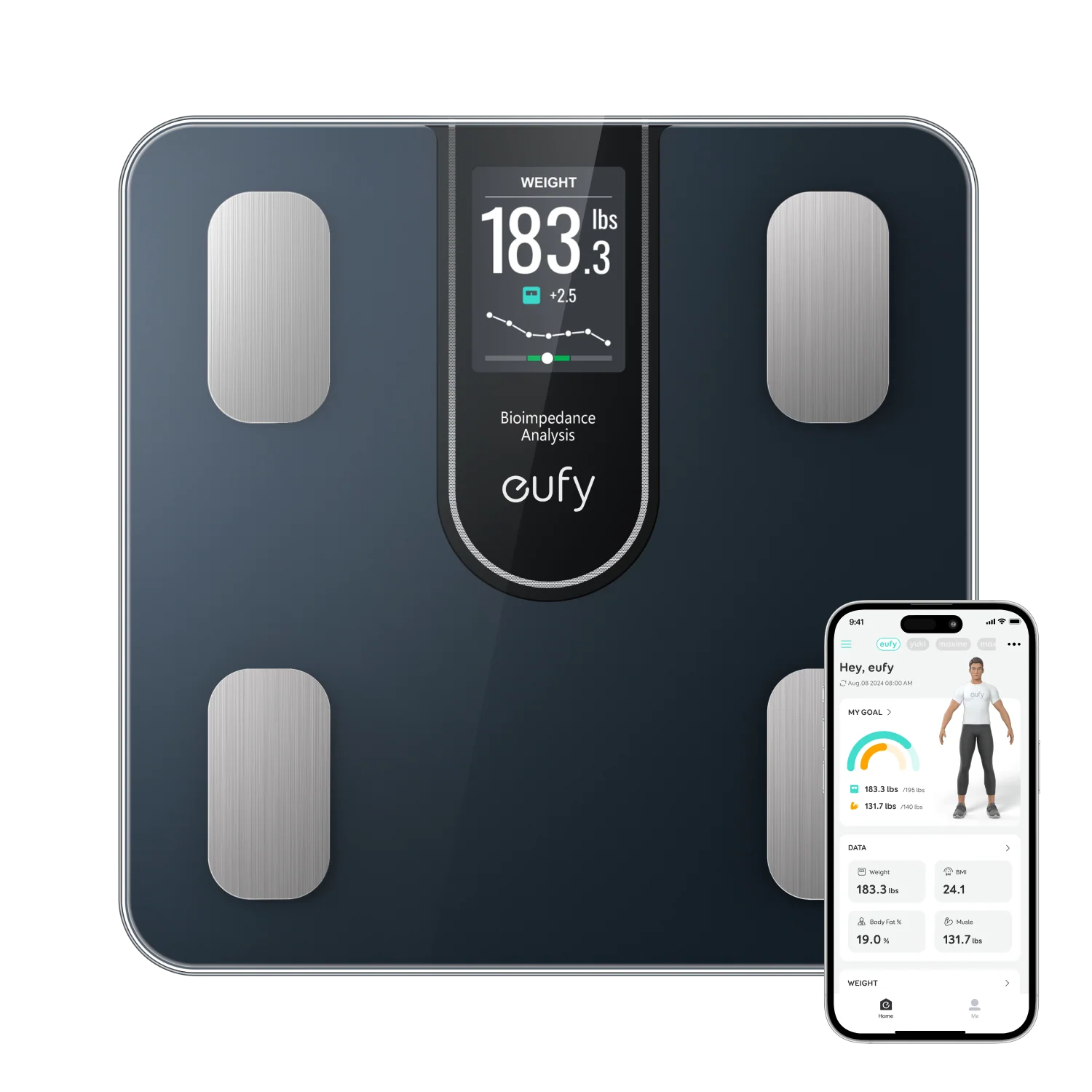 Eufy Smart Scale C20 Black T9130011 thumbnail 6