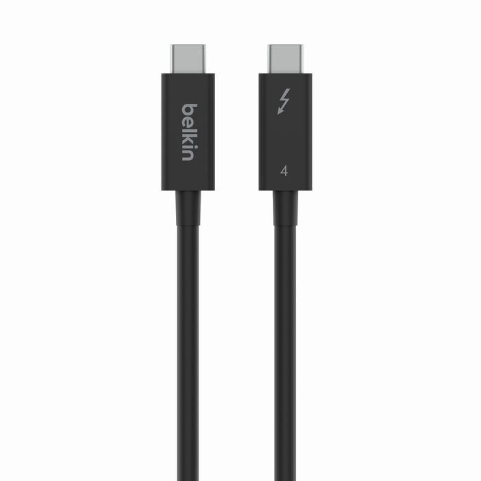 BELKIN CONNECT THUNDERBOLT 4 CABLE 40GBPS 100W 3.3FT/1M BLACK INZ003BT1MBK