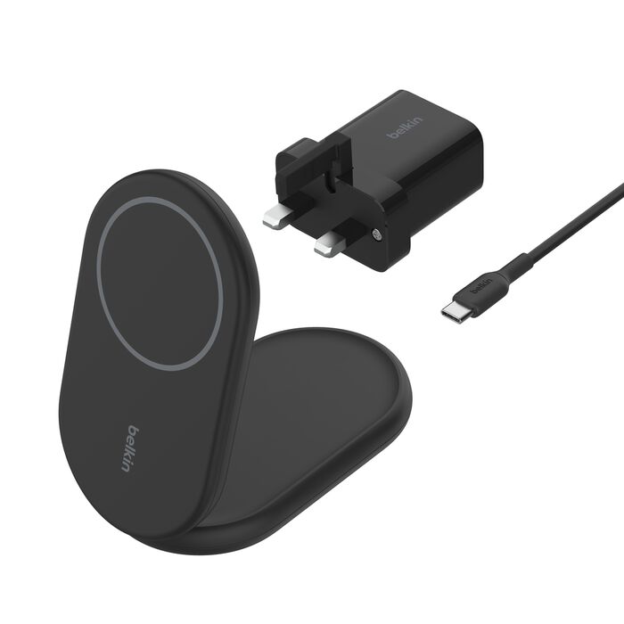 BELKIN BOOST CHARGE 15W MAGNETIC FOLDABLE CHARGER BLACK WIB007MYBK