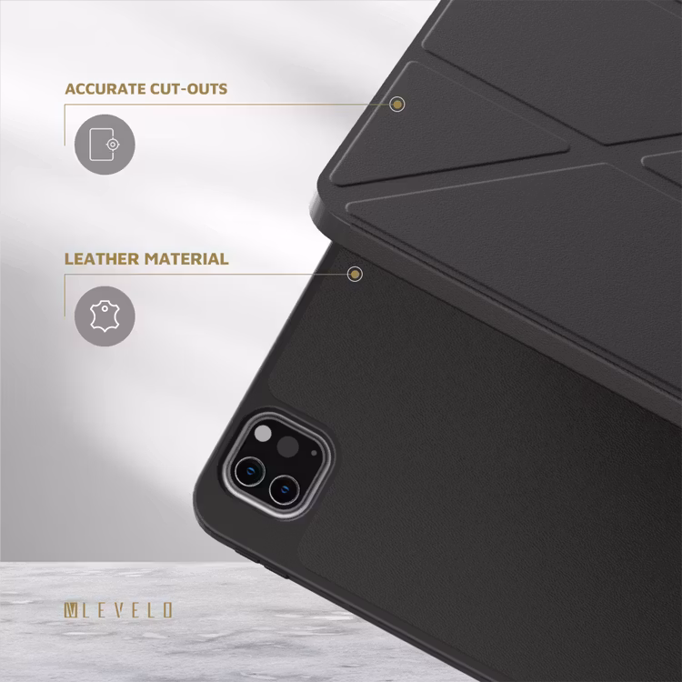 LEVELO APPLE IPAD PRO 11 CONVERGE DETACHABLE CASE BLACK LVLCDCP11BK thumbnail 3
