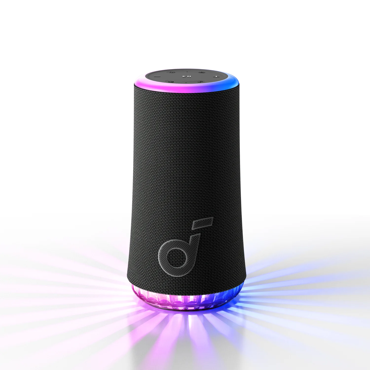 ANKER SOUNDCORE GLOW 360 DEGREE SOUND WITH RADIANT LIGHT SHOW SPEAKER BLACK A3166011
