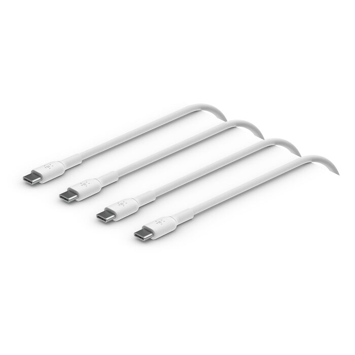 BELKIN BOOST CHARGE USB C TO USB C CABLE PACK OF 2 1M WHITE CAB003BT1MWH2PK