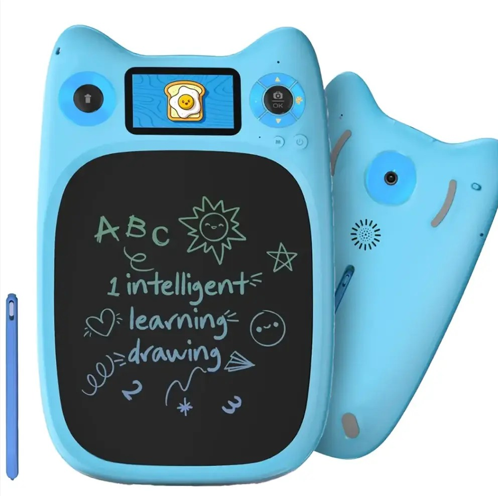 PORODO KIDS DRAWING  WRITING BOARD 95 GUIDED DRAWINGS 3.0 IPS DISPLAY BLUE PDKHBY1BL
