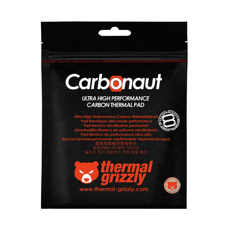 Thermal Grizzly Carbonaut Thermal Pad 38 × 38 × 0.2 mm TG-CA-38-38-02-R thumbnail 3