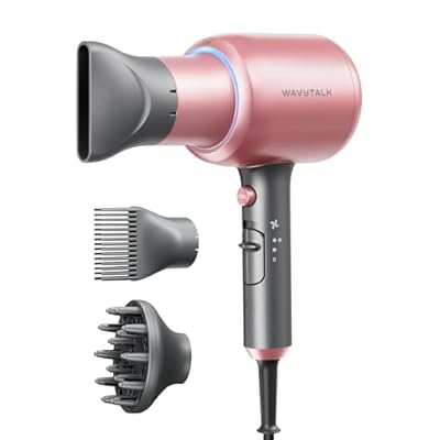 WAVYTALK BLOWN AWAY IONIC HAIR DRYER PINK QL-5967