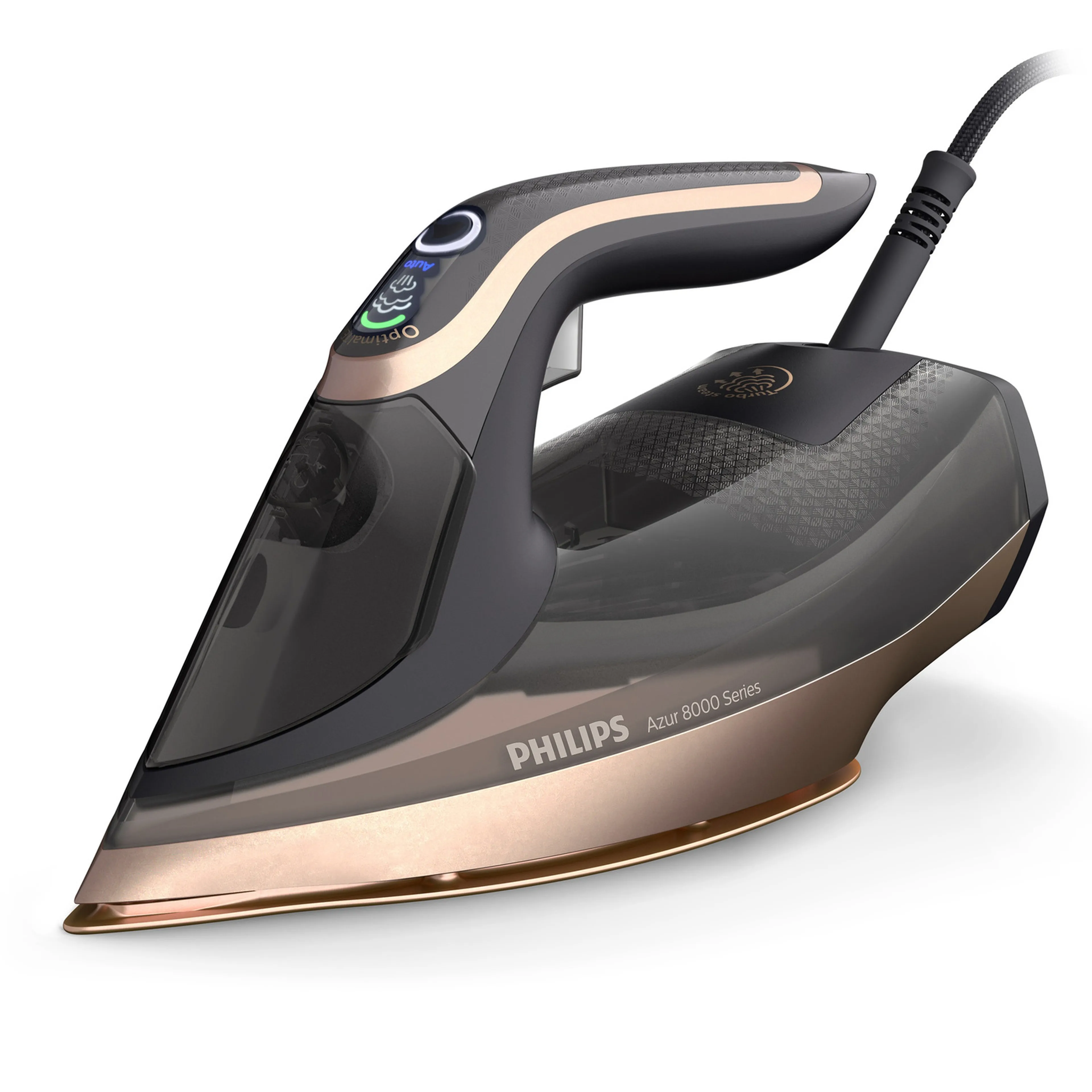 PHILIPS AZUR 8000 SERIES STEAM IRON 3000W BLACK-ROSE GOLD DST804186