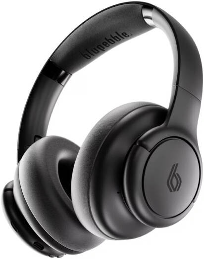 BLUPEBBLE OVER EAR FOLDABLE DIGITAL HYBRID NOISE CANCELLING HEADPHONES C90 BLACK BP-PAC90ANC-BK