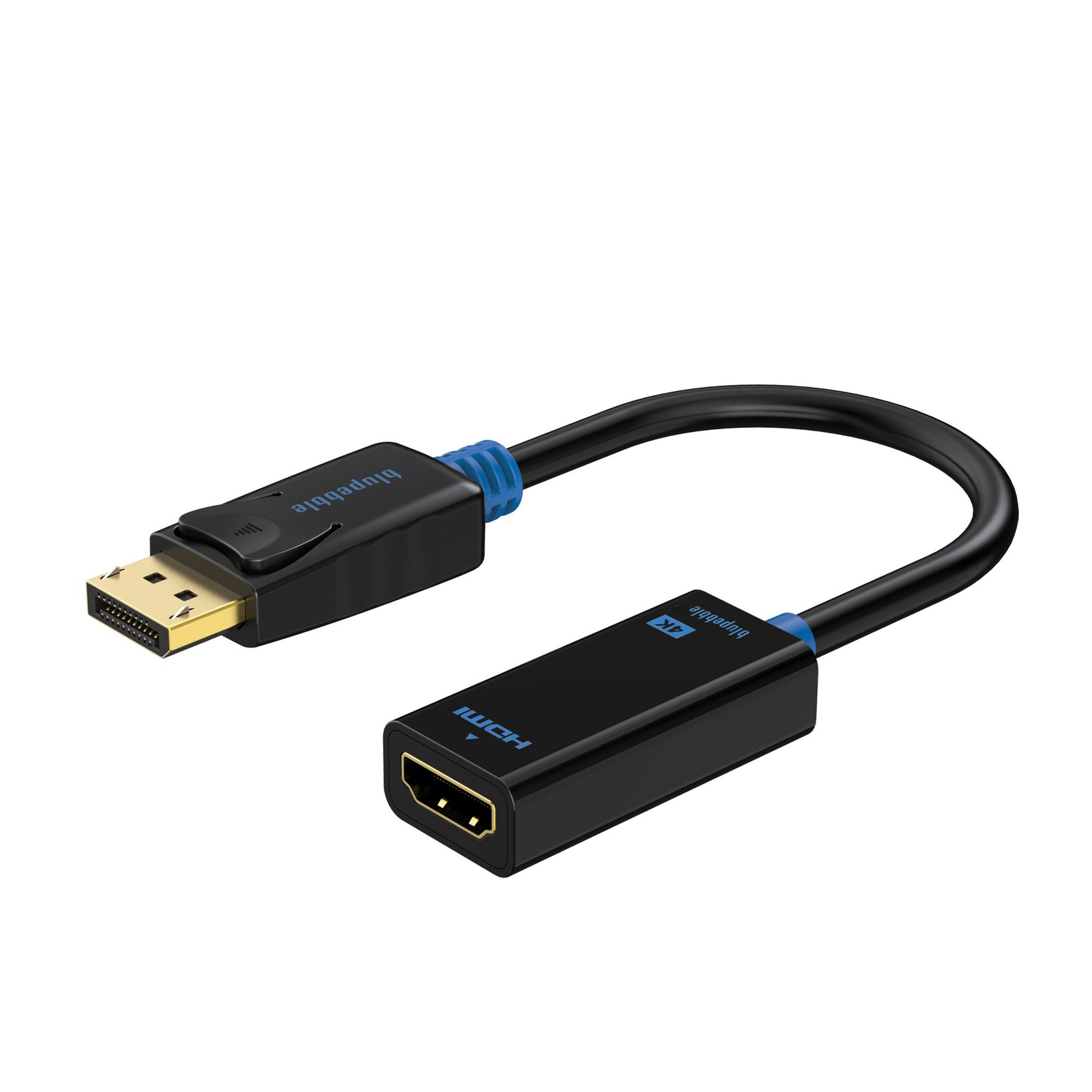 BLUPEBBLE DISPLAYPORT TO HDMI ADAPTER BP-AV586-01G4KB02-BK thumbnail 4
