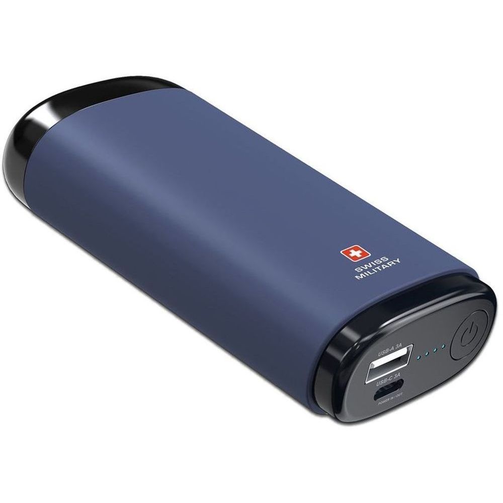 SWISS MILITARY POWER HOUSE 30W 10000MAH POWERBANK BLUE