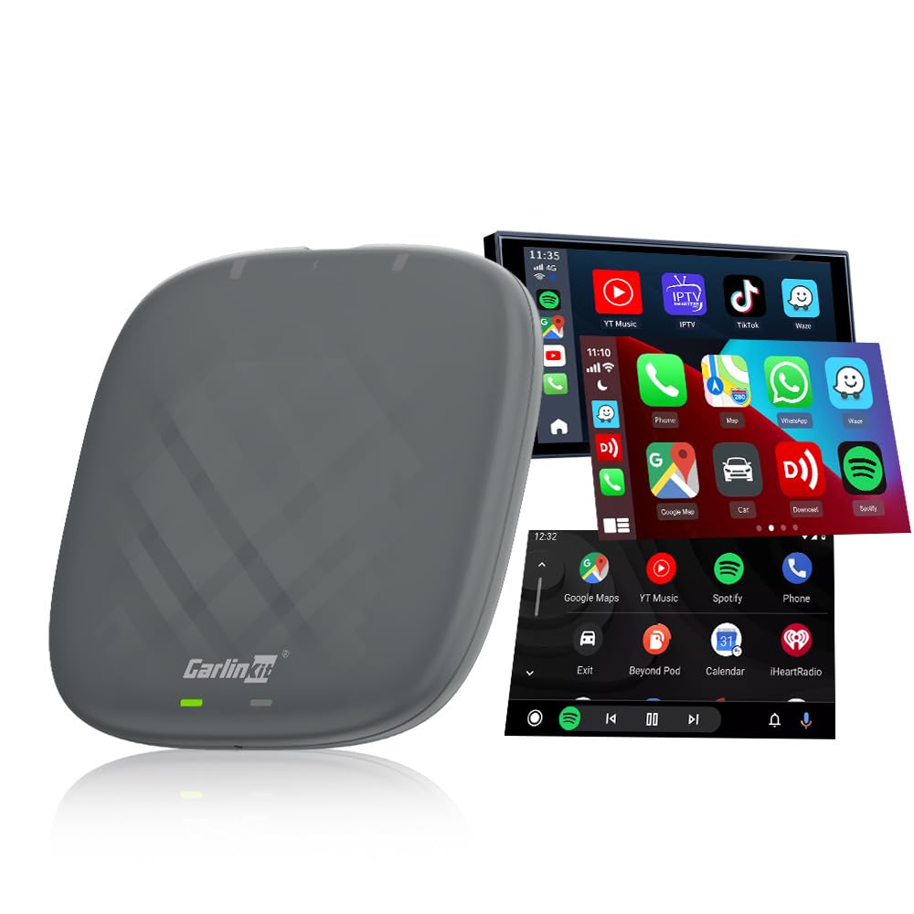 CARLINKIT AI BOX T-BOX S1 4+64GB CARPLAY AND ANDROID 13.0 AUTO WIRELESS ADAPTER BLACK CPC200-TBOX S1