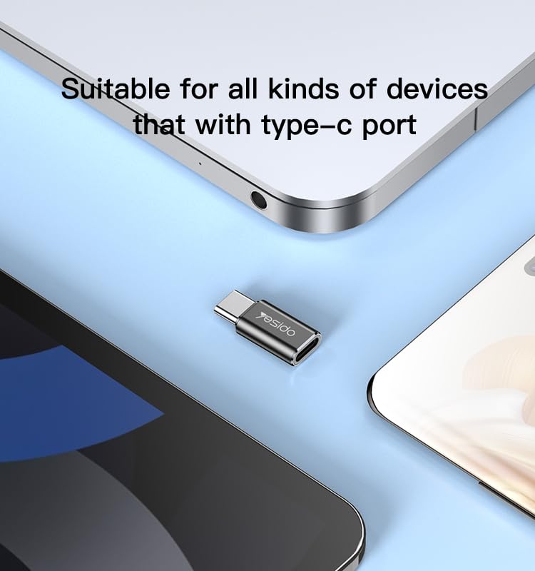YESIDO OTG ADAPTER BLACK GS22 thumbnail 4