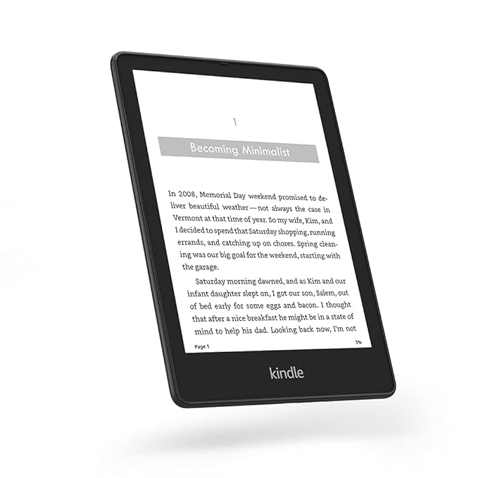 AMAZON KINDLE PAPER 12TH GENERATION SIGNATURE EDITION 32GB METALLIC BLACK thumbnail 3