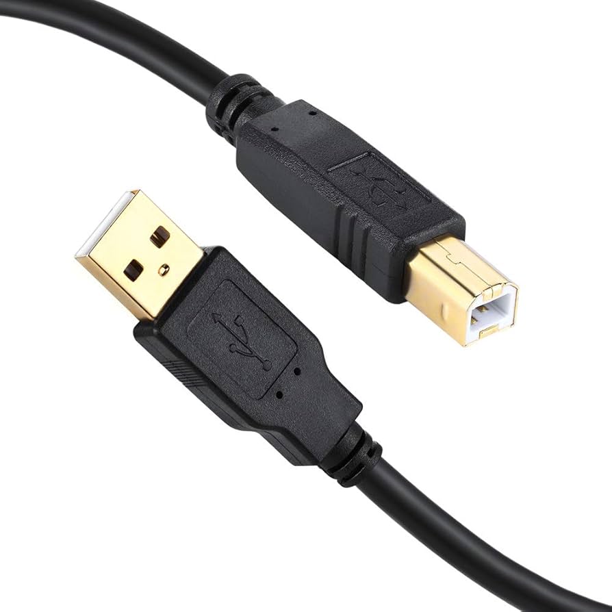 MINDPURE USB CABLE 2.0 AMBM GOLD PLATED HEAD BLACK 5M LX10123