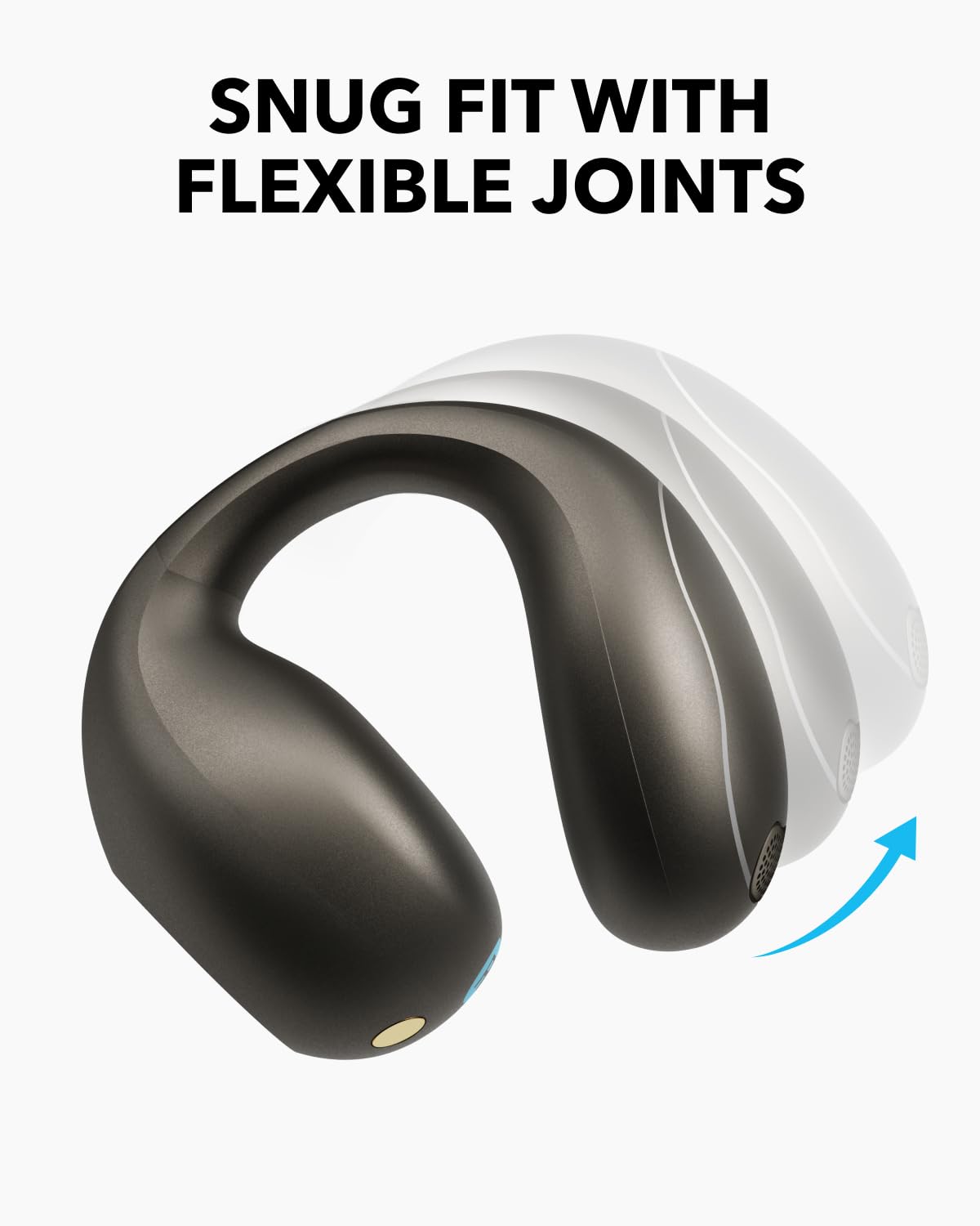 ANKER SOUNDCORE C40I OPEN EAR CLIP ON EARBUDS CLEAR A3331Z01 thumbnail 3