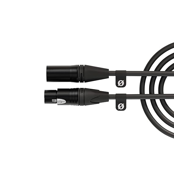 RODE XLR MALE TO XLR FEMALE CABLE BLACK 6M XLR6M-BK thumbnail 4