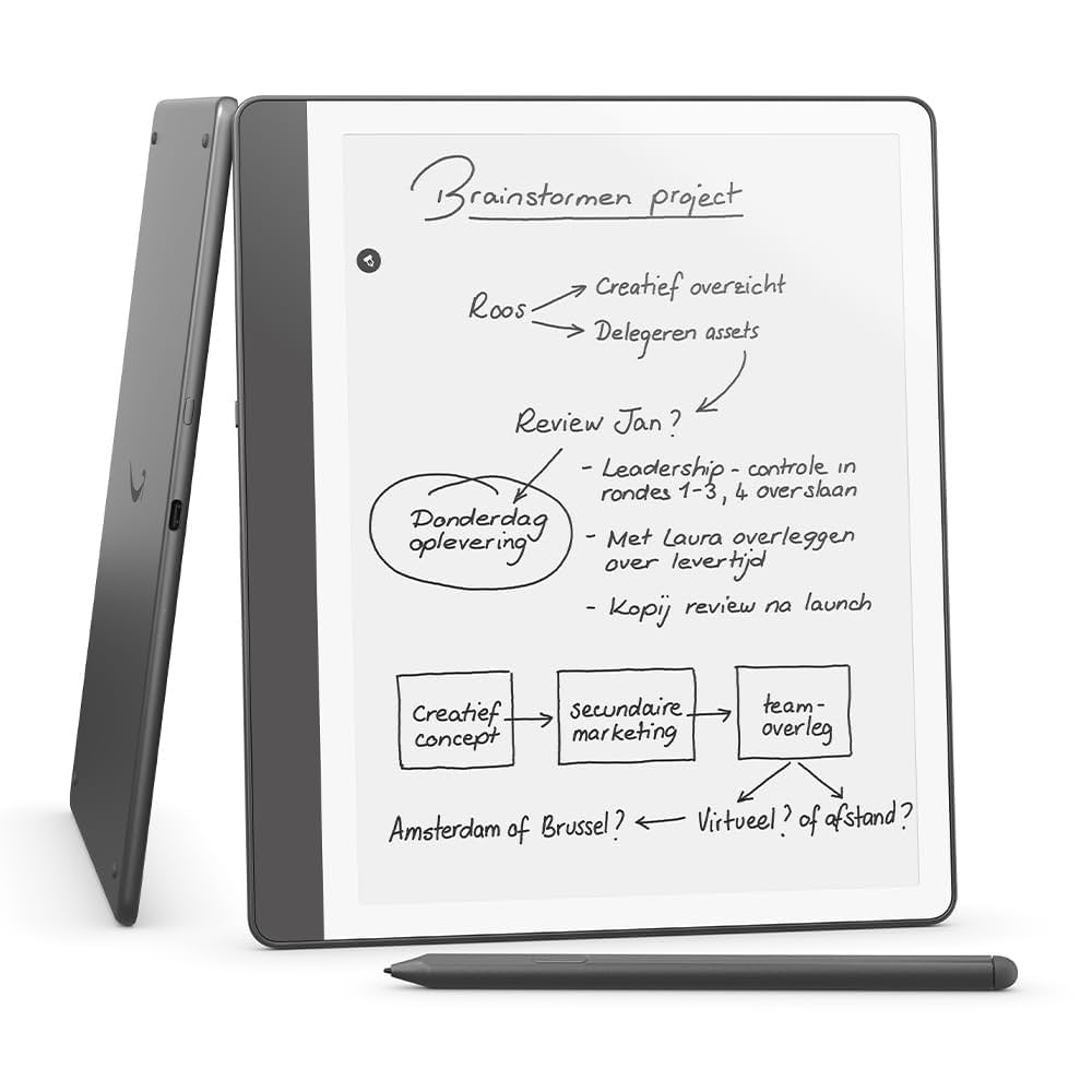 AMAZON KINDLE SCRIBE 10.2 INCH EBOOK 32GB WITH PREMIUM PEN USB C CHARGING TUNGSTEN GREY
