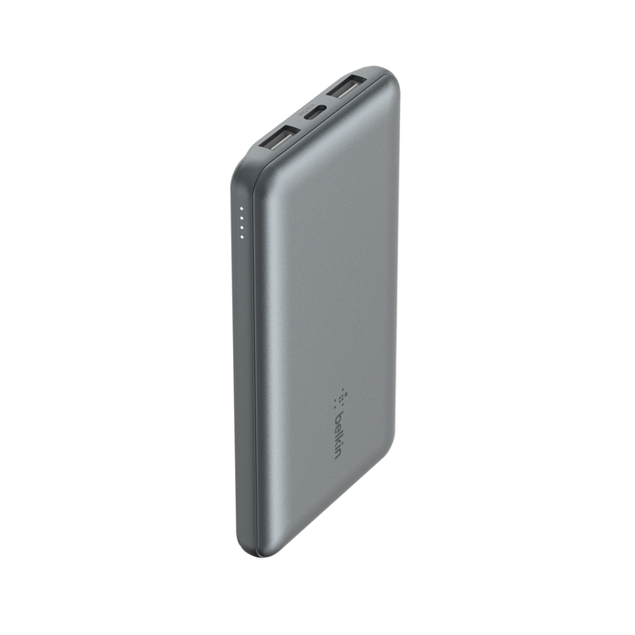 BELKIN BOOST CHARGE POWER BANK 10000MAH 10K GRAY BPB011BTGY
