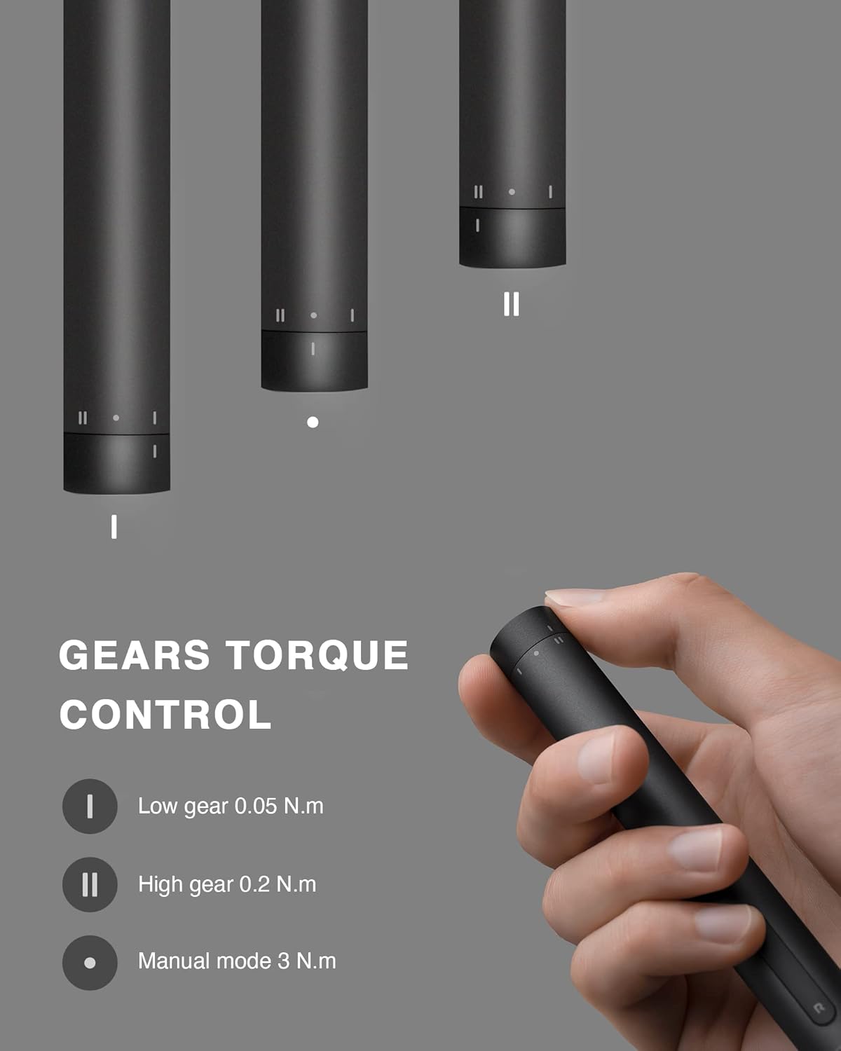 XIAOMI ELECTRIC PRECISION SCREWDRIVER WITH TYPE C CHARGING GRAY thumbnail 3