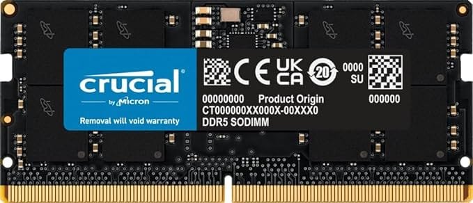 Crucial Laptop RAM DDR5-4800 16GB CB16GS4800 : Upgrade Your Performance