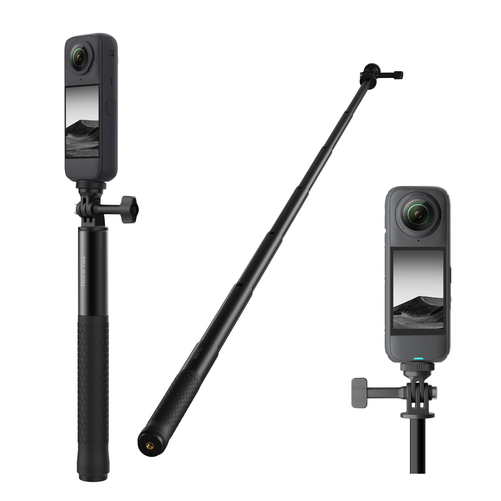 TELESIN 150CM ALUMINUM ALLOY SELFIE STICK S1-MNP-11