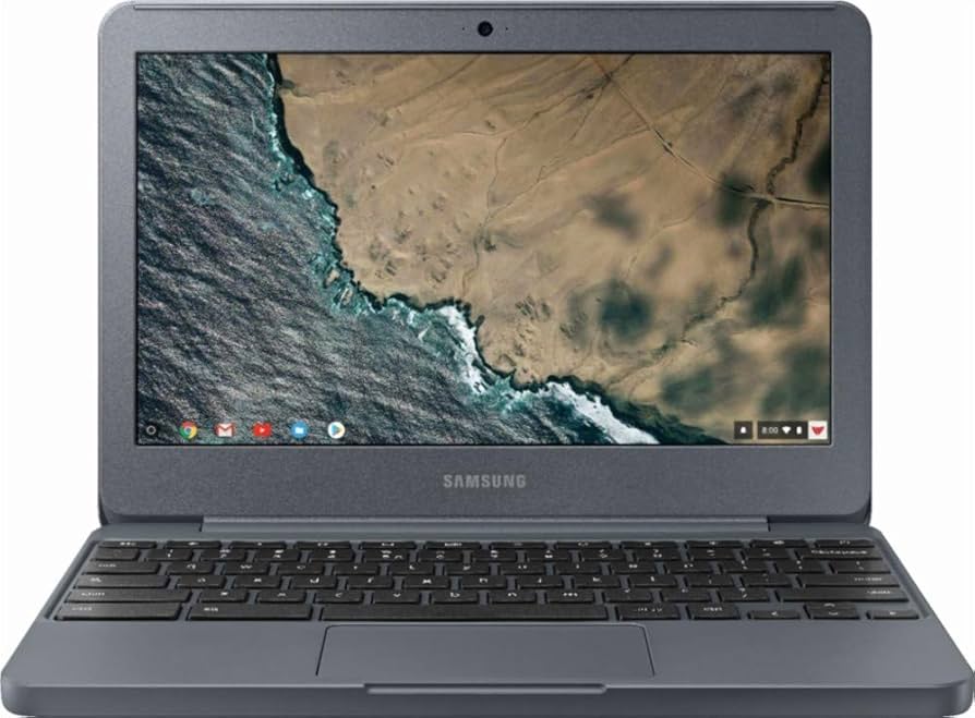 SAMSUNG 11.6  CHROMEBOOK 3 INTEL CELERON N3060 4GB RAM 16GB EMMC METALIC BLACK XE500C13-K04US