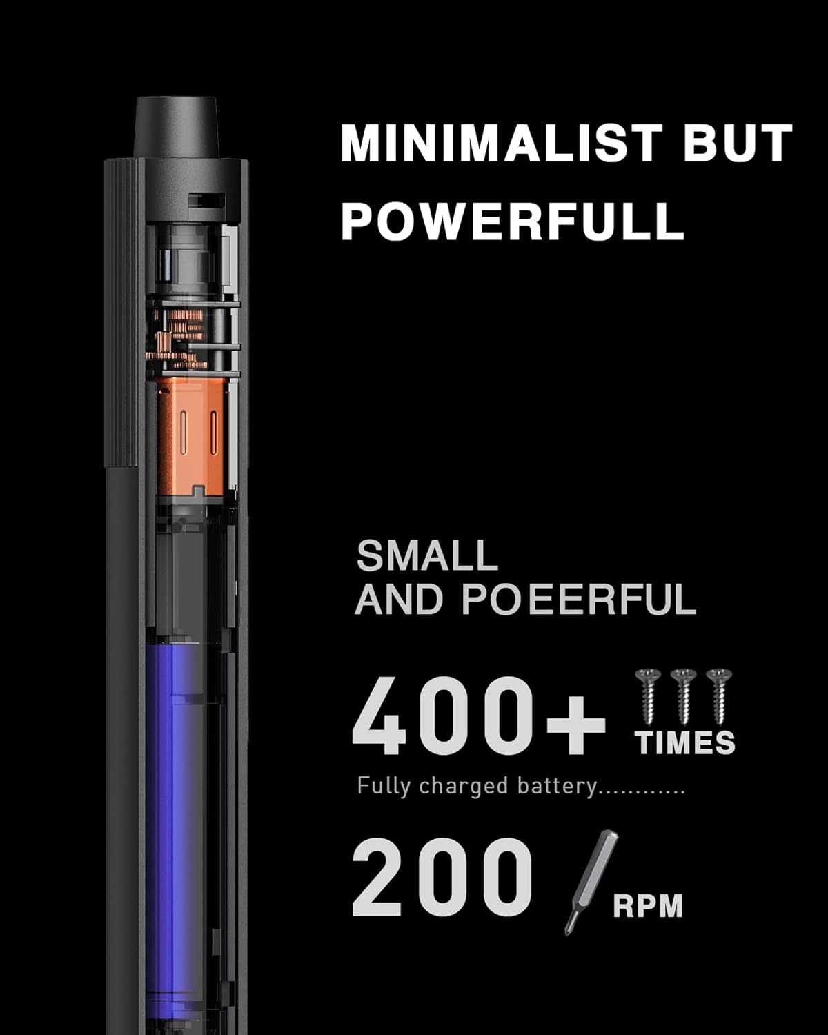 XIAOMI ELECTRIC PRECISION SCREWDRIVER WITH TYPE C CHARGING GRAY thumbnail 4