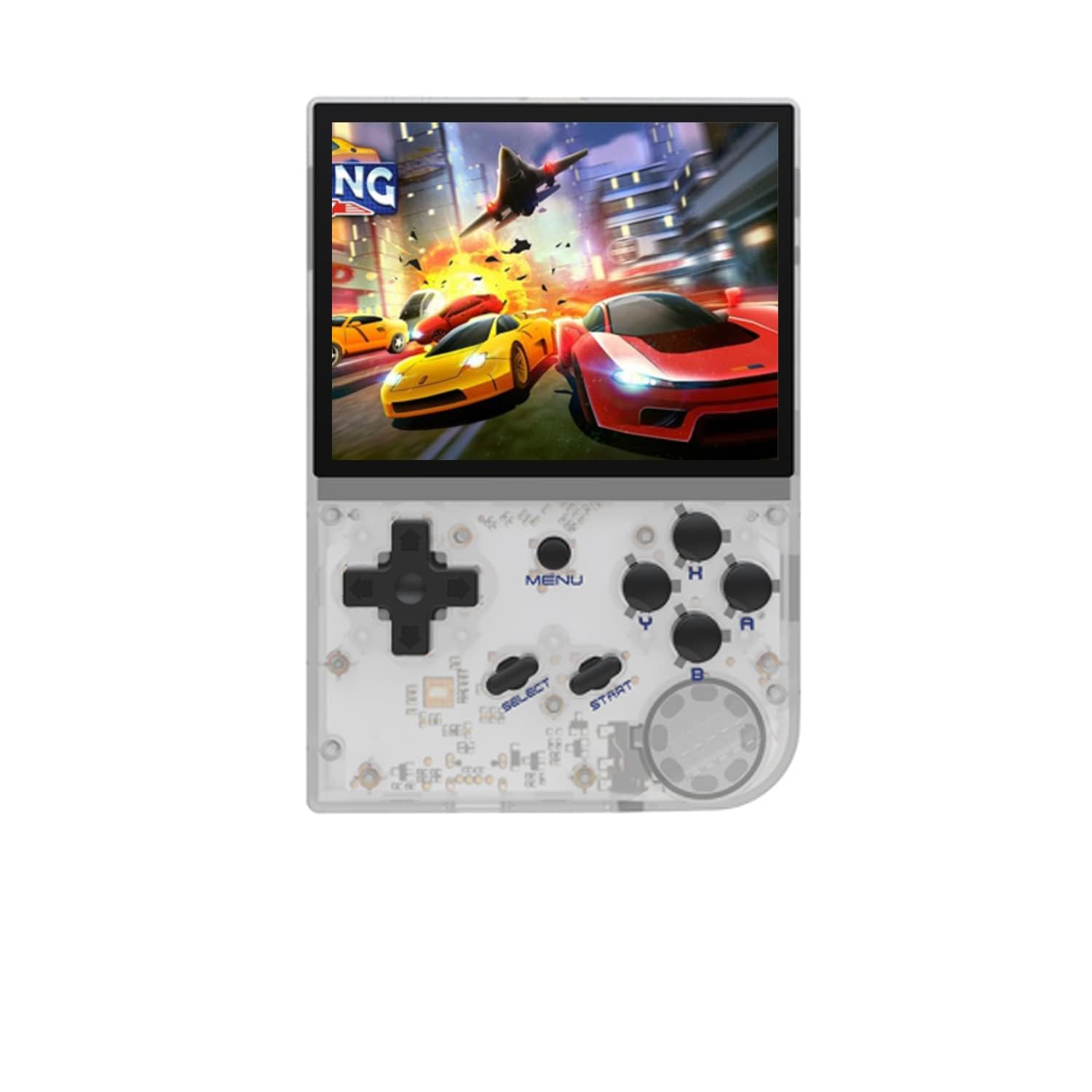 ANBERNIC GAME BOX TRANSPARENT WHITE RG35XX
