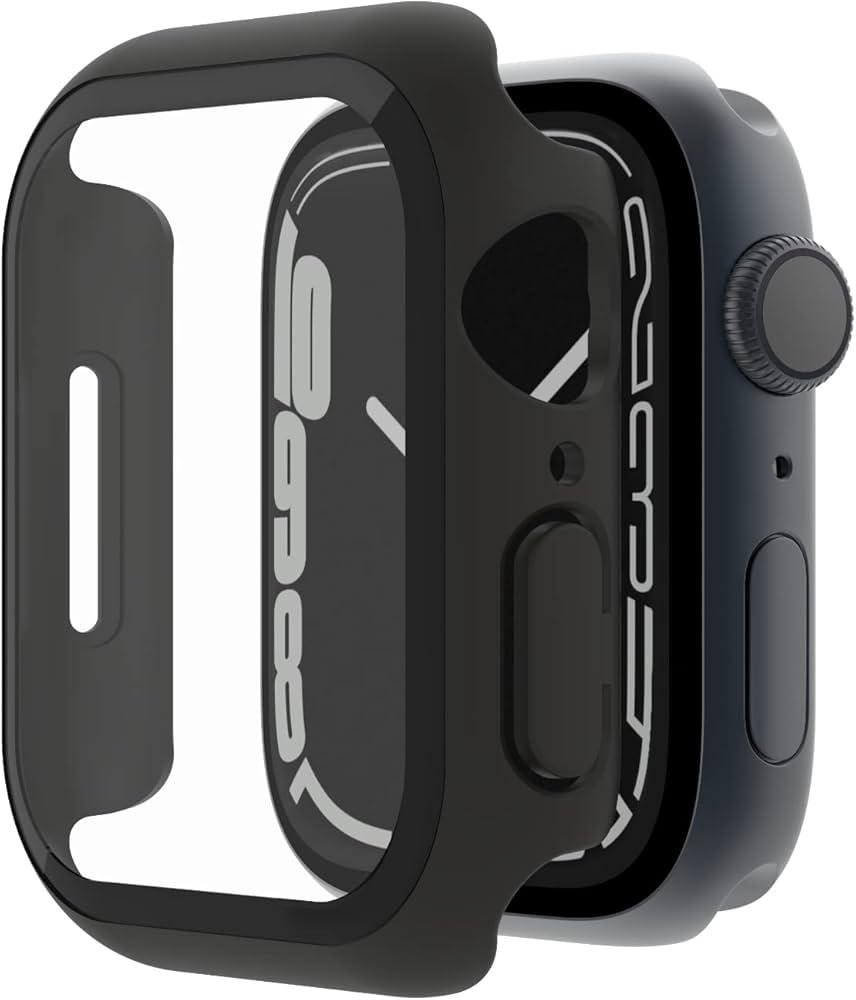 BELKIN APPLE WATCH SERIES 7/SE/6/5/4 41MM/40MM SCREEN PROTECTOR BLACK OVG003ZZBK
