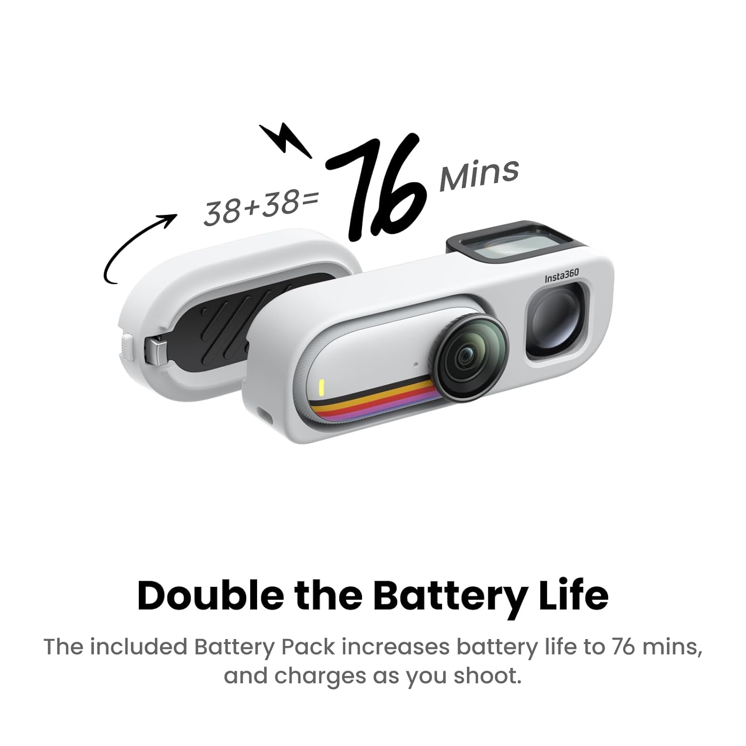 INSTA360 GO 3S RETRO BUNDLE SPECIAL EDITION WITH BATTERY PACK 64GB CINSAATA thumbnail 7