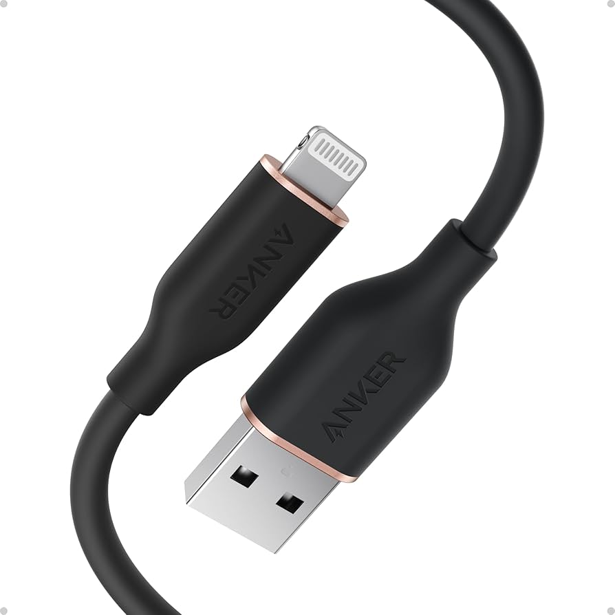 ANKER POWERLINE III FLOW USB-A TO LIGHTING CABLE BLACK A85A1011