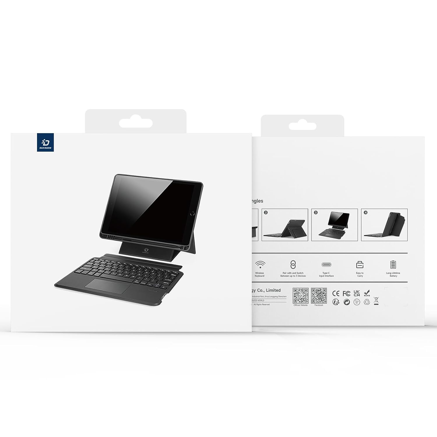 DUX DUSIC TK SERIES IPAD 10 (2022) KEYBOARD BLACK DKB004 thumbnail 8