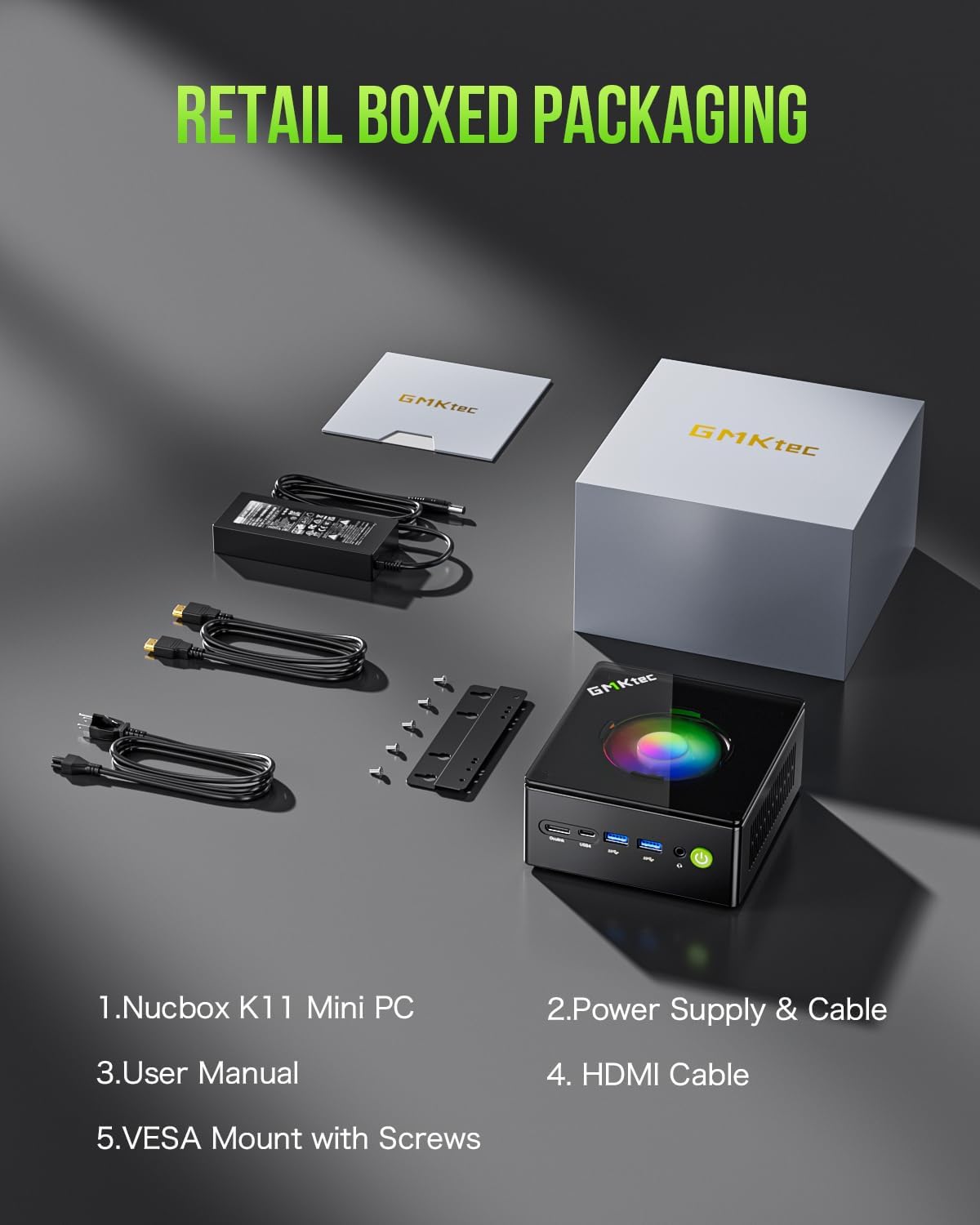 GMKTEC MINI PC RYZEN 9 8945HS 32GB RAM 1TB SSD WIN 11 PRO NUCBOX-K11 thumbnail 3