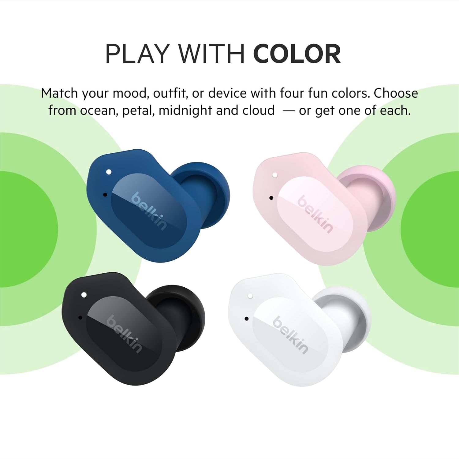 BELKIN TRUE WIRELESS EARBUDS WHITE AUC001BTWH thumbnail 2
