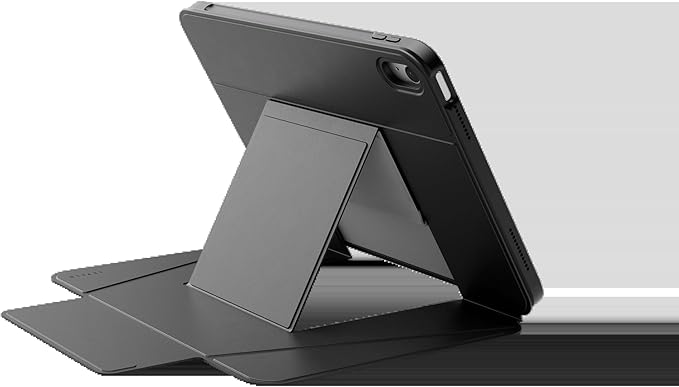 LEVELO FLEXO LEATHER HYBRID CASE FOR IPAD 11 A16 (2025) AND 10.9 (2022) BLACK LVLFLXOLCA16BK